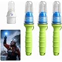 Boat Flares, 2026 New LED Boat Flares Coast Guard Approved Marine, Upgraded Boats Safety Kit, Waterproof Emergency Signals for Fishing Nets, Buoys and Boats (Blue, 3PCS-A)
