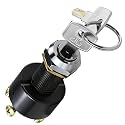 Boat Ignition Switch with Key Off-On-Start 3 Position Brass Marine Ignition Switch for Outboard,Vessel