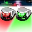 Boat Light, Lights for Boat,Navigation Light with Red Green LED 12V 2 Pack