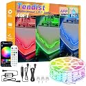 Boat Lights LED Waterproof, Pontoon Boat Led Lights Strip, Marine Led Strip Light, Multicolor 12v RGB LED Strips Outdoor IP67, Night Fishing Lighting with APP & Remote for Bass Jon, RV, Kayak (40FT)