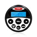 Boat Marine Stereo Receiver Bluetooth - 45 x 4 Watts Audio AM FM Gauge Waterproof Radio Tuner Streaming for Boats Golf Cart ATV UTV and Spa Hot Tubs GR304