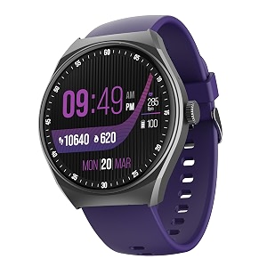 boat lunar comet w 13934 35 cm hd display advanced bluetooth calling functional crown multiple sports mode100 watch faces hr amp spo2 monitoringip67 smart watch for men amp womendeep purple