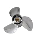 Boat Propeller for 85hp 50hp 60hp 70hp 75hp 80hp Outboard Screw 13x17 Stainless Steel Propeller 3 Blade 15
