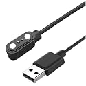 Smart Watch Charger Original 2 Pin USB Fast Charger Magnetic Charging Cable/Storm/Xtend/Xtend Pro/Xplorer/Wave Connect/Wave Beat/Wave Fit/Wave Style Smartwatches (Cable Only)