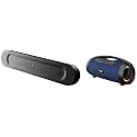 boAt Stone 1450 Portable Wireless Speaker &amp; Aavante Bar 553 Portable Bluetooth Speaker, Soundbar with 16W RMS Stereo Sound, Dual EQ Modes, Multi-Compatibility, 4.5HRS Playtime