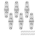 Boat Strap Marine Hinge, 4 x 1 Inch (102mm X 26 mm), Stainless Steel, 316 Grade With Screws (6 PCS)