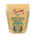 Bob's Red Mill Hemp Seed Hearts - 8 Ounce (Pack of 1), Raw and Shelled, 10g Plant Based Protein, Non GMO, Vegan, Keto, Paleo, Gluten Free