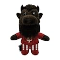 Bobbi-Dobbiez Attachable Plushie Indiana University Hoosiers Mini Bison Mascot – Attaches to Backpacks, Bags, Shoes, Water Bottles, and More, 4"