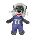 Bobbi-Dobbiez Attachable Plushie Northwestern University Willie Wildcat Mascot – Attaches to Backpacks, Bags, Shoes, Water Bottles, and More