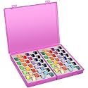 Xuerdon 66-Slot Bobbin Holder Case for Brother, for Singer, for Juki