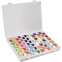 Xuerdon 66-Slot Bobbin Holder Case for Brother, for Singer, for Juki