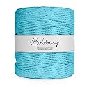 Bobbiny | 3 Ply Twisted Macrame Cotton Cord Dori (Roll Packaging) Thread for Macrame DIY and Other Projects | Dark Sky | 4mm,100 Meter