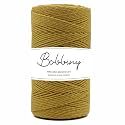 Bobbiny | 3 Ply Twisted Macrame Cotton Cord Dori (Roll Packaging) Thread for Macrame DIY and Other Projects | Light Yellow | 2mm,100 Meter