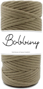 bobbiny 3mm 100 meter knitted braided crochet macrame nylon cord thread for macrame diy