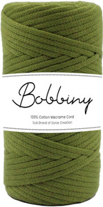 bobbiny 3mm 100 meter knitted braided crochet macrame nylon cord thread for macrame diy