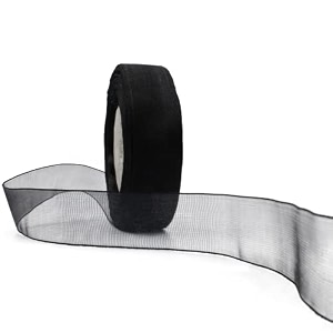 bobbiny black organza ribbon 35 color variations inside l-35 metersw-1 inch  ribbon for gift wrapping gift bows making decoration bags handle