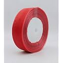 Bobbiny Organza Striped Ribbon Blood Red 12 mm (0.5 inch, 35 Meters) for Bridal Gift Wrap, Bows, Christmas, Party Decoration - Pack of 3