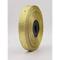 Bobbiny Organza Striped Ribbon Gold 12 mm Ribbon (0.5 inch, 35 Meters) for Bridal Gift wrap, Wrapping Bows, Gift Bows, Christmas Bows, Party Decoration Pack of 5