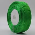 Bobbiny Organza Striped Ribbon Green (1 inch,35 Meters) for Bridal Gift wrap, Wrapping Bows, Gift Bows, Christmas Bows, Party Decoration Pack of 3