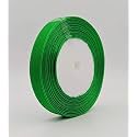 Bobbiny Organza Striped Ribbon Leaf Green 12 mm Ribbon (0.5 inch, 35 Meters) for Bridal Gift wrap, Wrapping Bows, Gift Bows, Christmas Bows, Party Decoration Pack of 3