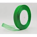 BOBBINY Leaf Green Organza Ribbon (35+ Color Variations Inside) (L-35 Meters,W-1 Inch) | Ribbon for Gift Wrapping, Gift Bows Making, Decoration, Bags Handle
