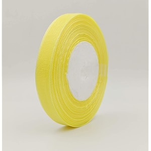 bobbiny light yellow organza ribbon 35 color variations inside l-35 metersw-05 inch  ribbon for gift wrapping gift bows making decoration bags handle