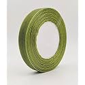Bobbiny Organza Striped Ribbon Black 12 mm (0.5 inch, 35 Meters) for Bridal Gift Wrap, Bows, Christmas, Party Decoration - Pack of 2