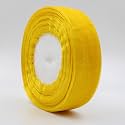 BOBBINY Sun Yellow Organza Ribbon (35+ Color Variations Inside) (L-35 Meters,W-1 Inch) | Ribbon for Gift Wrapping, Gift Bows Making, Decoration, Bags Handle