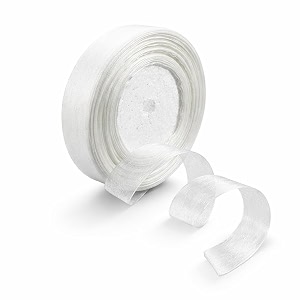 bobbiny white organza ribbon 35 color variations inside l-35 metersw-1 inch  ribbon for gift wrapping gift bows making decoration bags handle