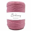 BOBBINY | Single Strand Cotton Macrame Cord Thread Rope for Crafts, Macrame DIY and Other Projects | Baby Pink | 3mm, 50 Meter