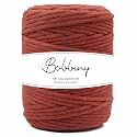 BOBBINY | Single Strand Cotton Macrame Cord Thread Rope for Crafts, Macrame DIY and Other Projects | Rust | 4mm, 10 Meter
