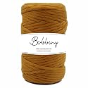 BOBBINY | Single Strand Cotton Macrame Cord Thread Rope for Crafts, Macrame DIY and Other Projects | Brown | 4mm, 200 Meter