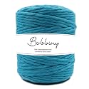BOBBINY | Single Strand Cotton Macrame Cord Thread Rope for Crafts, Macrame DIY and Other Projects | Firozi | 4mm, 50 Meter