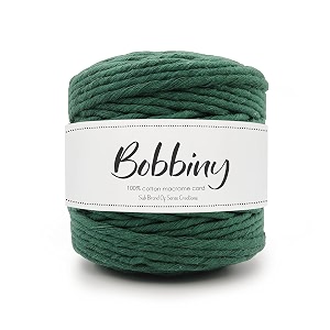 bobbiny  single strand cotton macrame cord thread rope for crafts macrame diy and other projects  army green  4mm 20 meter