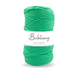 bobbiny  single strand cotton macrame cord thread rope for crafts macrame diy and other projects  dark mint green  4mm 10 meter