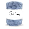 BOBBINY | Single Strand Cotton Macrame Cord Thread Rope for Crafts, Macrame DIY and Other Projects | Light Purple | 4mm, 10 Meter