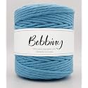 BOBBINY | Single Strand Cotton Macrame Cord Thread Rope For Crafts, Macrame Diy And Other Projects | Dark Sky | 4Mm, 200 Meter, Blue