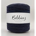 BOBBINY | Single Strand Cotton Macrame Cord Thread Rope for Crafts, Macrame DIY and Other Projects | Navy Blue | 4mm, 10 Meter