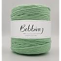 BOBBINY | Single Strand Cotton Macrame Cord Thread Rope for Crafts, Macrame DIY and Other Projects | Mint Green | 4mm, 20 Meter