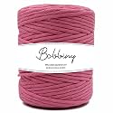 BOBBINY | Single Strand Cotton Macrame Cord Thread Rope for Crafts, Macrame Diy and Other Projects | Bubble Gum | 4Mm, 50 Meter, Pink, 1 Count