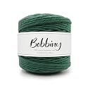 BOBBINY | Single Strand Cotton Macrame Cord Thread Rope for Crafts, Macrame DIY and Other Projects | Army Green | 4mm, 100 Meter