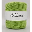 BOBBINY | Single Strand Cotton Macrame Cord Thread Rope for Crafts, Macrame DIY and Other Projects | Parrot Green | 4mm, 200 Meter