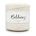 BOBBINY | Single Strand Cotton Macrame Cord Thread Rope for Crafts, Macrame DIY and Other Projects | Off White | 3mm, 20 Meter