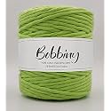 BOBBINY | Single Strand Cotton Macrame Cord Thread Rope for Crafts, Macrame DIY and Other Projects | Parrot Green | 4mm, 100 Meter