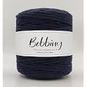 BOBBINY | Single Strand Cotton Macrame Cord Thread Rope for Crafts, Macrame DIY and Other Projects | Navy Blue | 4mm, 20 Meter