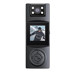 boblov a23pro body camera with 180rotatable lens 2k48mp small body camera night vision 2200mah for long 7 hours recording with a car mount for cyclingamp14 screw hole 128gb