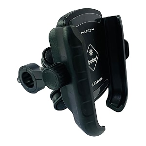 bobo bm14 pro plus quick release with pro plus vibration damper waterproof bikemotorcyclescooter mobile phone holder mount ideal for maps and gps navigation black