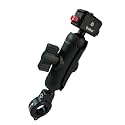 BOBO BM19H PRO 360 Degree Action Camera Waterproof Bike/Motorcycle/Scooter Mobile Phone Holder Mount, Ideal for Maps and GPS Navigation (Black)