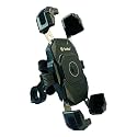 BOBO BM20 PRO Plus Four Corners Secure Grip with PRO Plus Vibration Damper Waterproof Bike/Motorcycle/Scooter Mobile Phone Holder Mount Ideal for Maps and GPS Navigation (Black)