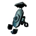BOBO BM21 PRO Plus Top &amp; Bottom Secure Grip with PRO Plus Vibration Damper Waterproof Bike/Motorcycle/Scooter Mobile Phone Holder Mount Ideal for Maps and GPS Navigation (Black)